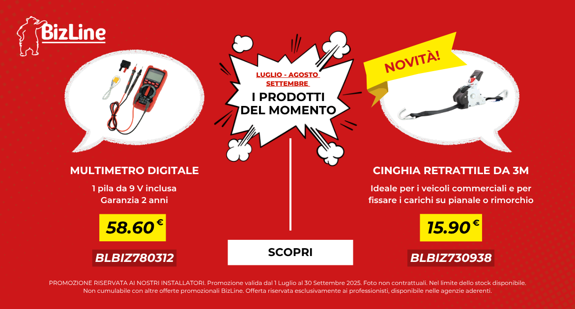 Promozione LUGLIO-AGOSTO Bizline